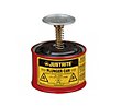 Justrite 1-Pint Plunger Can - Red